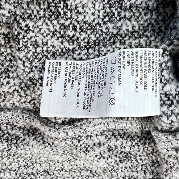 Prana Grey/Black Heathered Sweater Dress Suze XL - Picture 9 of 10